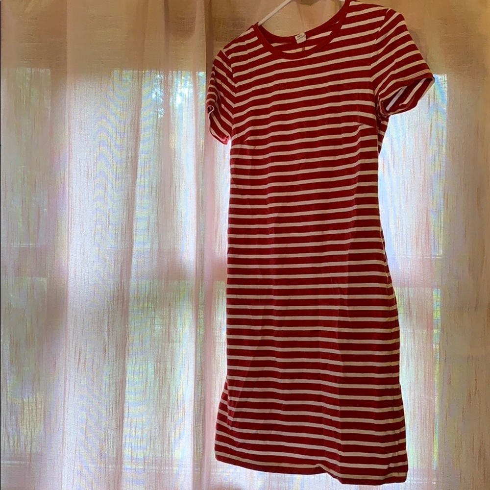 Old Navy Striped Midi Dress